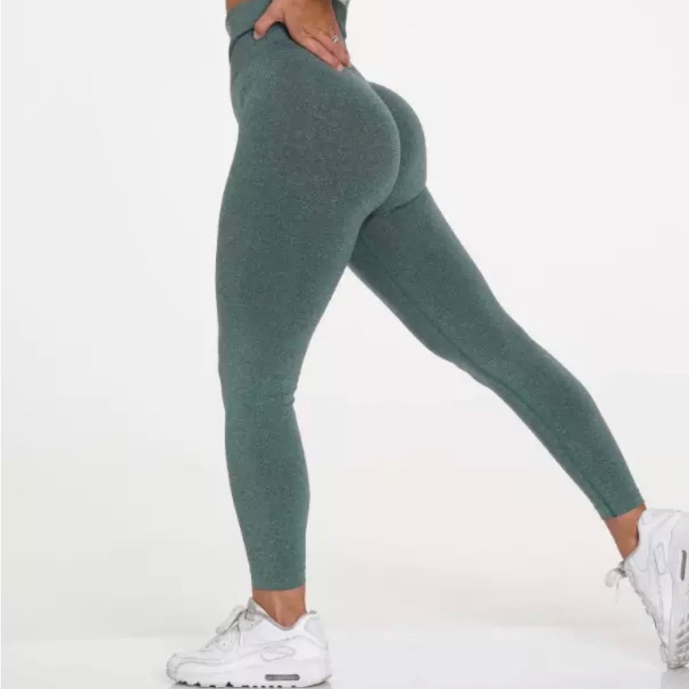 NEW Teal/muted Green Seamless Leggings XS